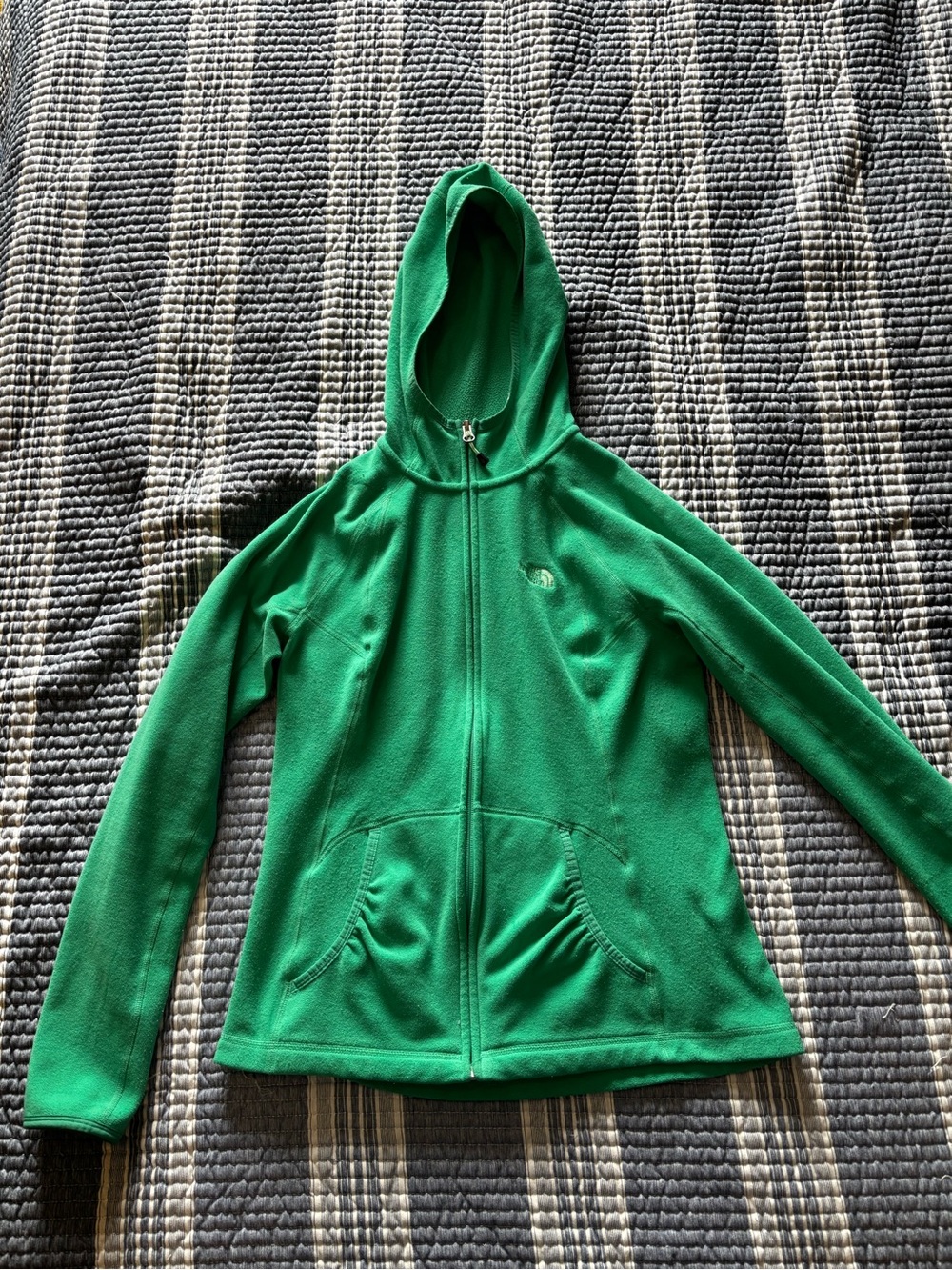 The North Face Green Fleece Hoodie